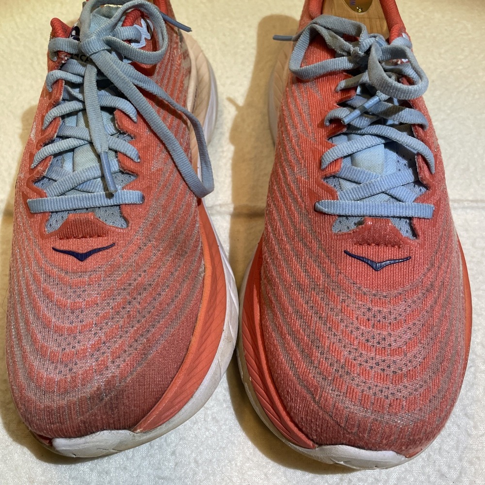 Hoka One One Mach 5 Shoes Women's Size 8.5B Orange Running Training‎ Comfort - Picture 2 of 10